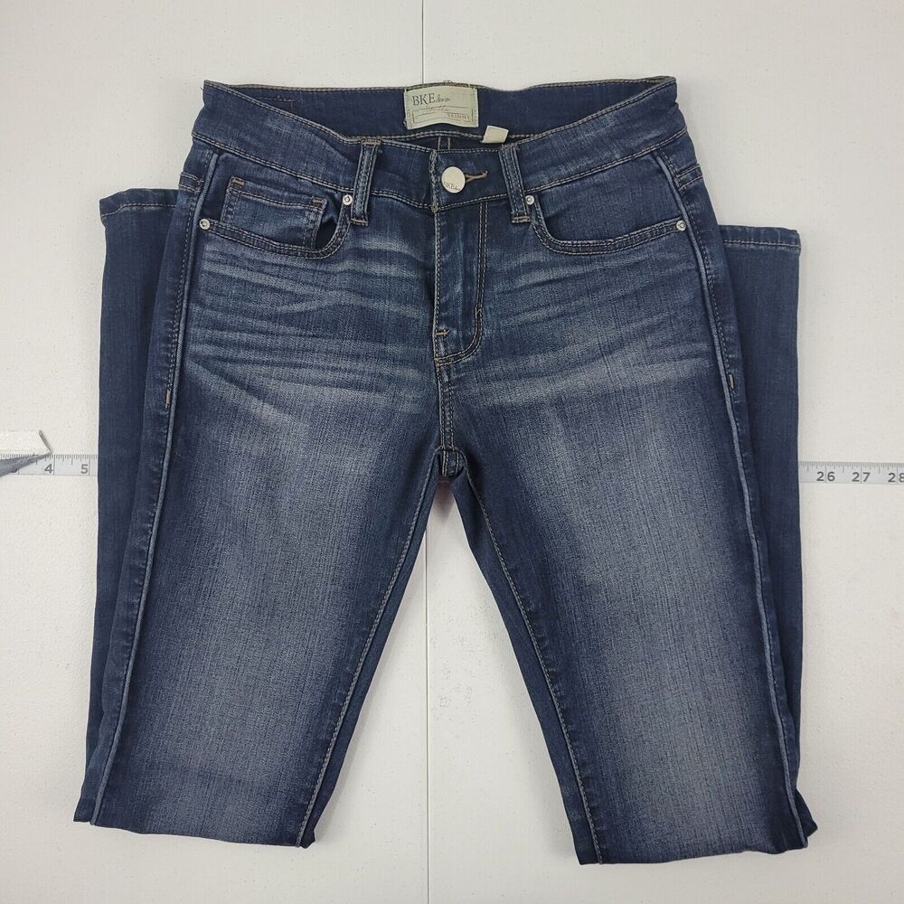 BKE Denim Stella skinny 26R blue 2934 jeans womens 26x31.5